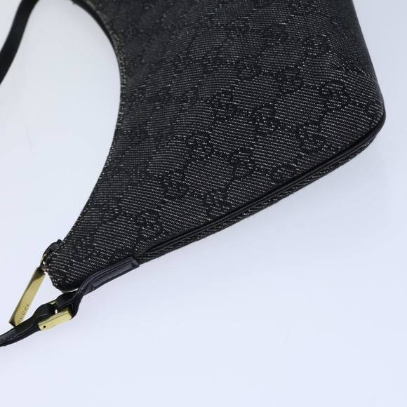 GUCCI GG Canvas Hand Bag Black Auth ep3704 - Picture 5 of 16